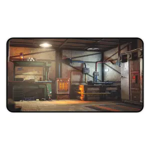 Rust Base Gaming Desk Mat, Extra Large Gaming MousePad, Gaming Accessories, Desk Decor Setup, TCG Playmats