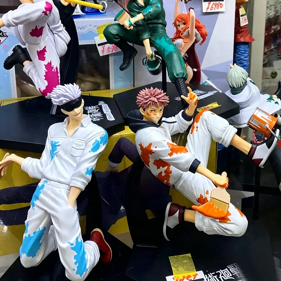 Anime  Figure 18cm Gojo Satoru Graffiti X Battle Action Figure Model PVC Doll Toy Collection Desktop Gift