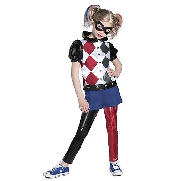 DC Superhero Girl's Premium Harley Quinn Costume