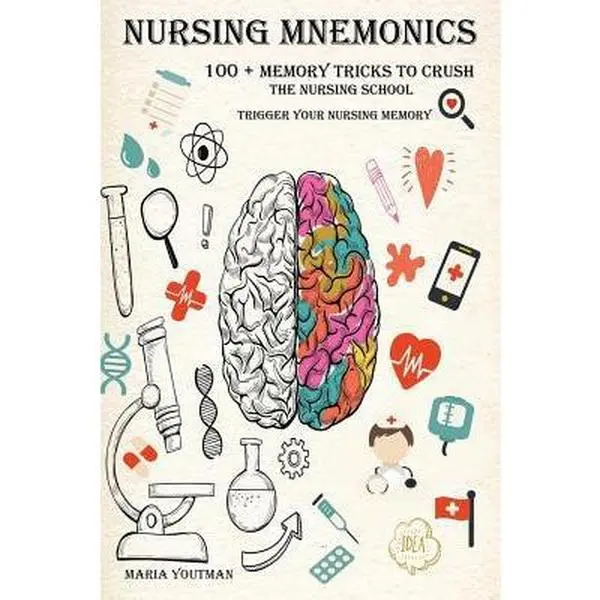 USED Book - Nursing Mnemonics: 100 + Memory Tricks to Crush the Nursing School & Trigger Your Nursing Memory by Youtman, Maria (Paperback) - english