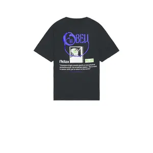 Obey Relax Tee in Pigment True Vintage Black