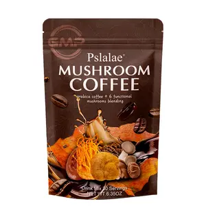 Pslalae - Mushroom Coffee Beverage Powder Supplement - Supports Brain Health - 30 servings/bag