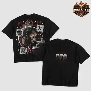 Roman Reigns OTC Collection WWE Heavy Cotton Unisex Shirt The Original Tribal Chief Tshirt The Bloodline Wrestling Fan Apparel Menswear Direct-to-garment Breathable Printing