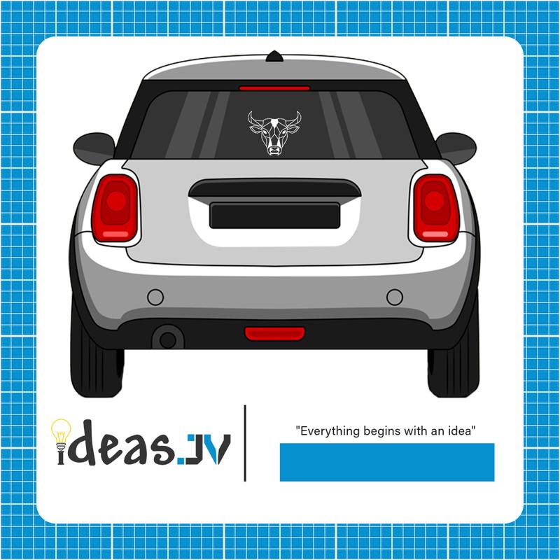 Bull 2 - Vinyl Decal Sticker