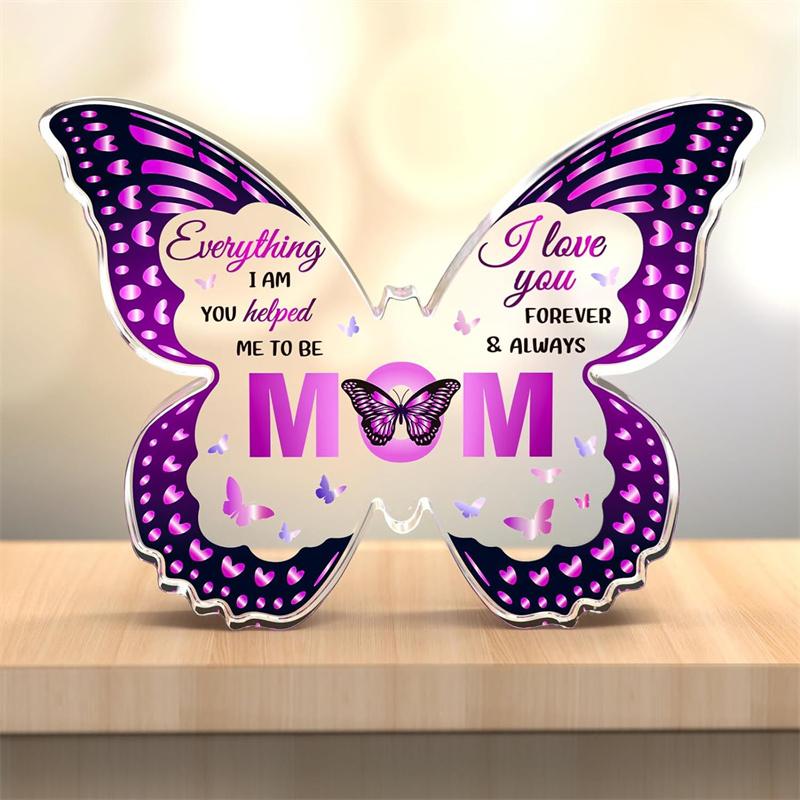 Butterfly-Shaped Acrylic Keepsake Gifts For Mothers Day