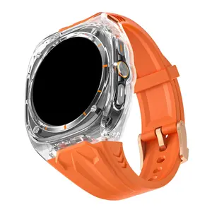 ‌compatible Galaxy Watch Ultra 47mm men's and women's watch bands and cases, sports-type durable protective case for Galaxy Watch Ultra 47mm