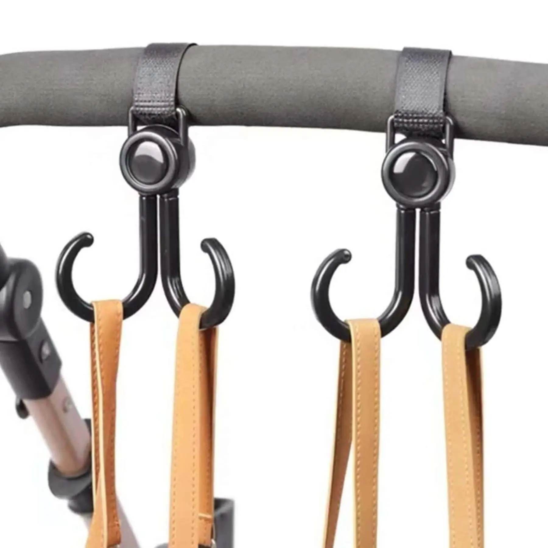 Multifunctional Storage Hook, 1 Count Baby Stroller Hanging Hook, Stroller Hooks, Universal Storage Rack for Home, Office, Car, Outdoor