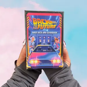 Back to the Future Tarot Deck and Guidebook - Official -  Inspired 78 Card Set with All-New Art and Guidebook in Sturdy Gift Box