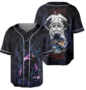 God Statue, Solo Leveling Arise Baseball Jersey, Cool Anime Shirt, Manga Graphic Tee, Gift for Fans Men, Full Size