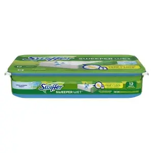 SWIFFER Fresh Scent Wet Cleaning Wipes - 6-Pack Bacteria-Kill Formula, Fast-Drying, Suitable for Window Cleaning, Household Use, Car Accessories, Wipe, Cars Accessories