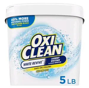 OxiClean White Revive Laundry Whitener and Stain Remover Powder, 5 lb