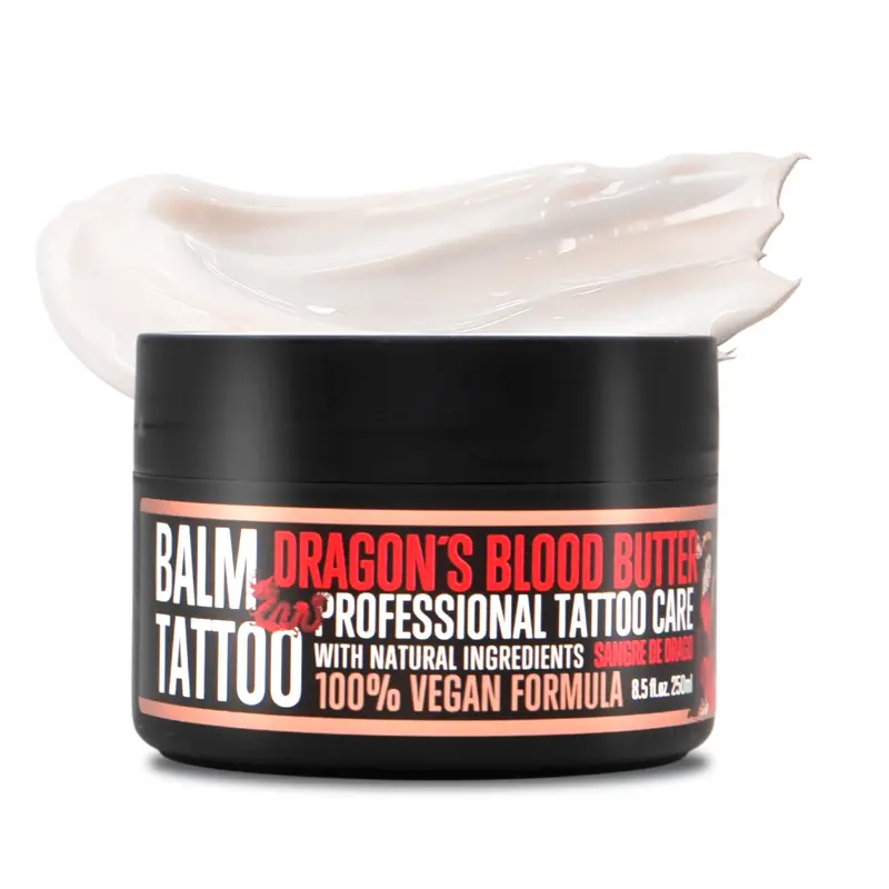 Balm Tattoo Tattoo 8.5 oz  Balm & Cream for New & Older Tattoos - Moisturizes & Rejuvenates - Vegan Tattoo Aftercare & Daily Tattoo Care Cosmetics - Dragon’s Blood