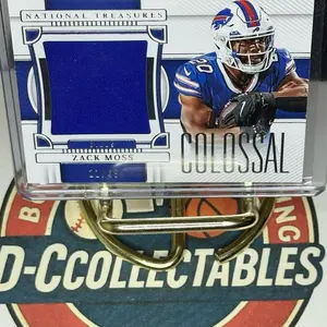 2022 Panini National Treasures Colossal Materials Zack Moss #21/49 N9 CMT-ZMO