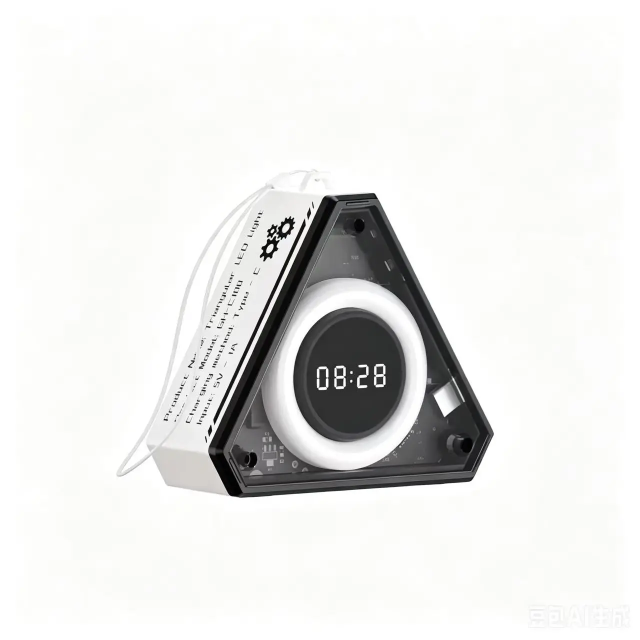 New model night light, portable, USB charging, three lighting levels, mecha style, cyberpunk style, indoor, outdoor, tent, breastfeeding, reading, emergency in the wild