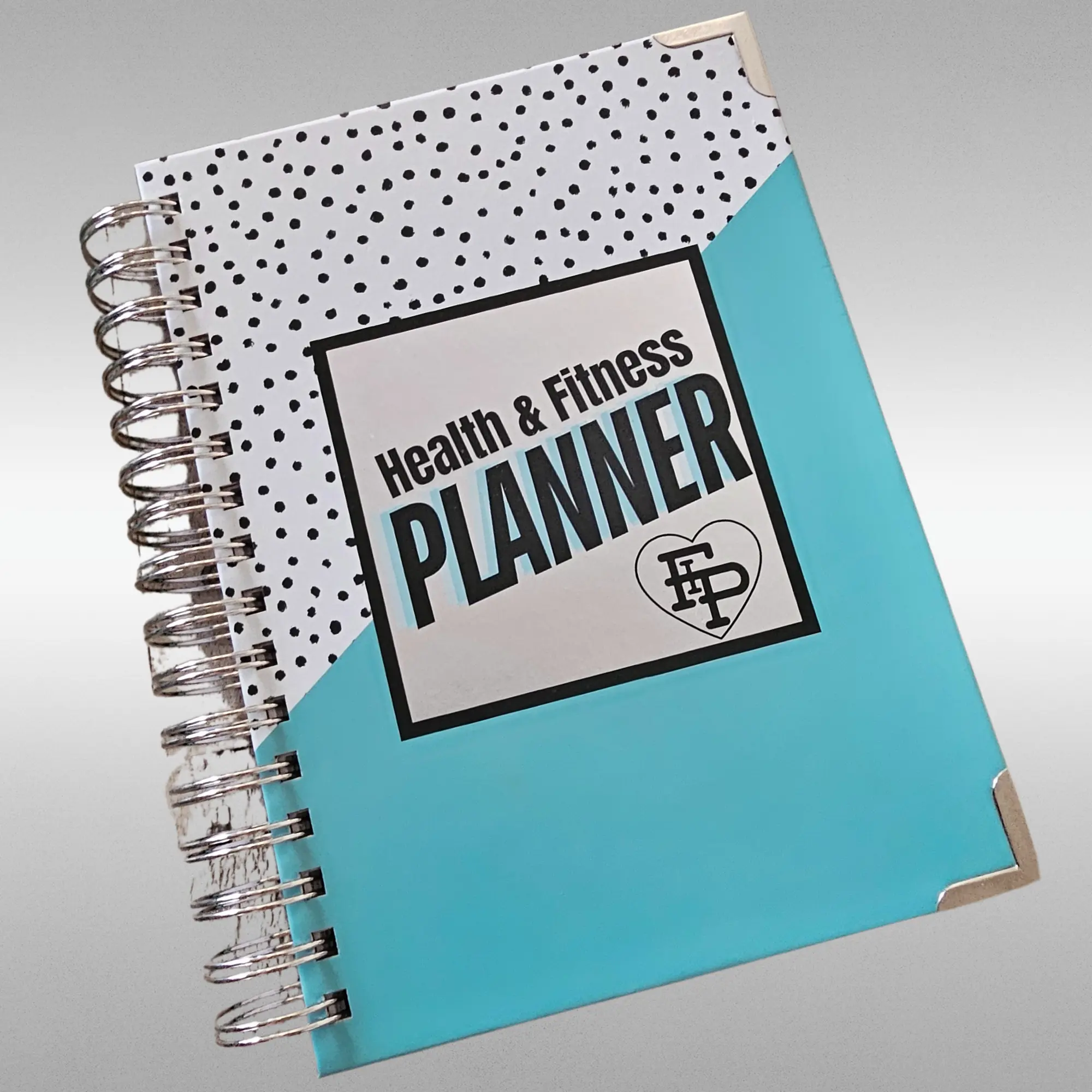 Flex It Pink Health & Fitness Planner - Weekly & Monthly Goal Setting, Workout Tracking, Meal & Water Logs, and More