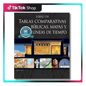 (Libro de tablas comparativas bíblicas) Book of comparative biblical charts, maps and timelines, Tenth Anniversary Edition (Spanish Edition) --  Rose Publishing - Hardcover bible tabs Spiritual Awakening Guidebook