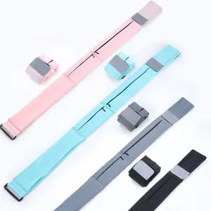 Running Belt with Water Bottle Holder - Slim, No Shake, Fits All Phones, Adjustable, Suitable for Hiking, Travel, and Gym 49135