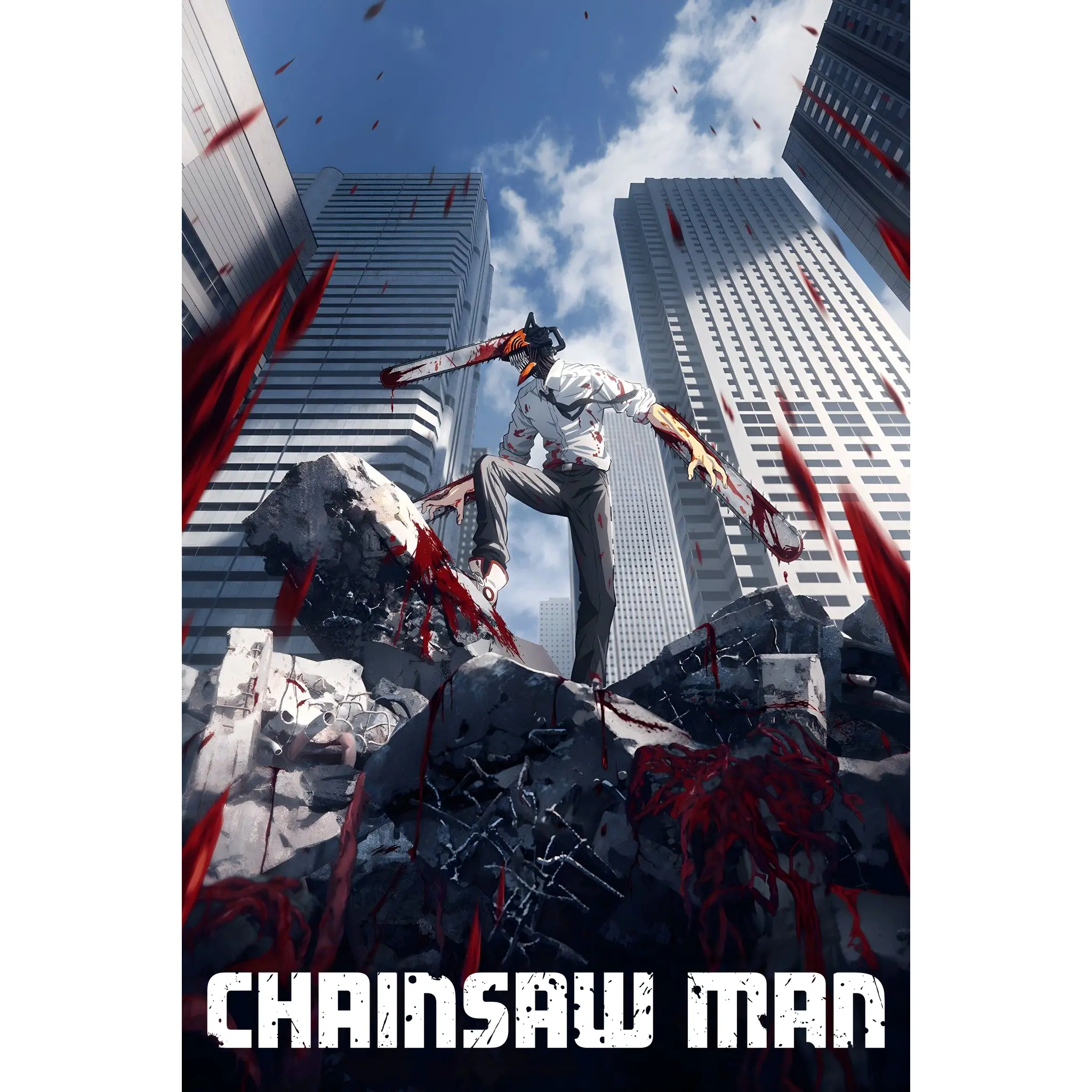 Reagan Murdock, Katelyn Barr and Sarah Wiedenheft signed Chainsaw Man Poster (8x10, 11x17) Pre-Order
