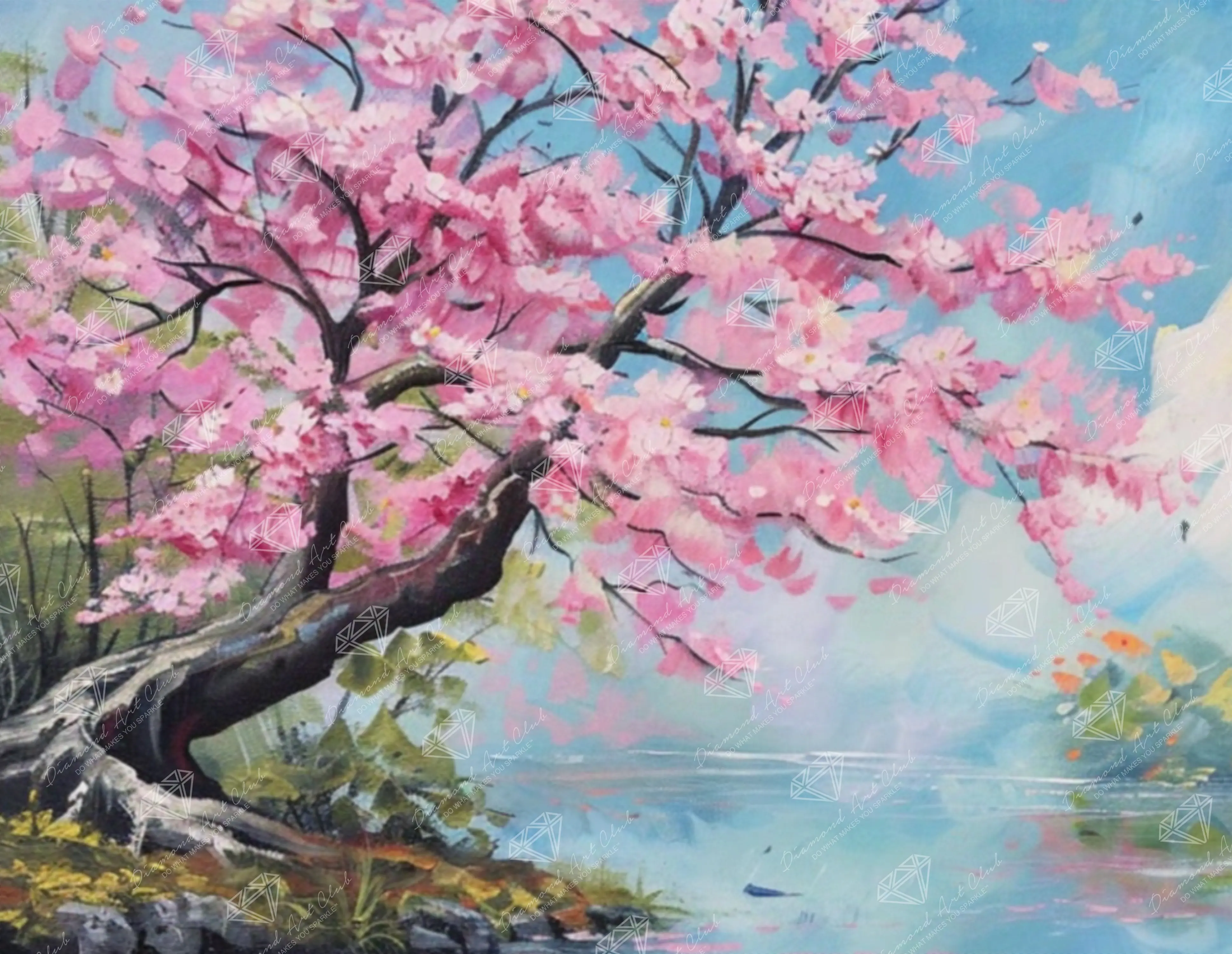Diamond Art Club® Petals by the Quiet Shore Diamond Painting Kit
