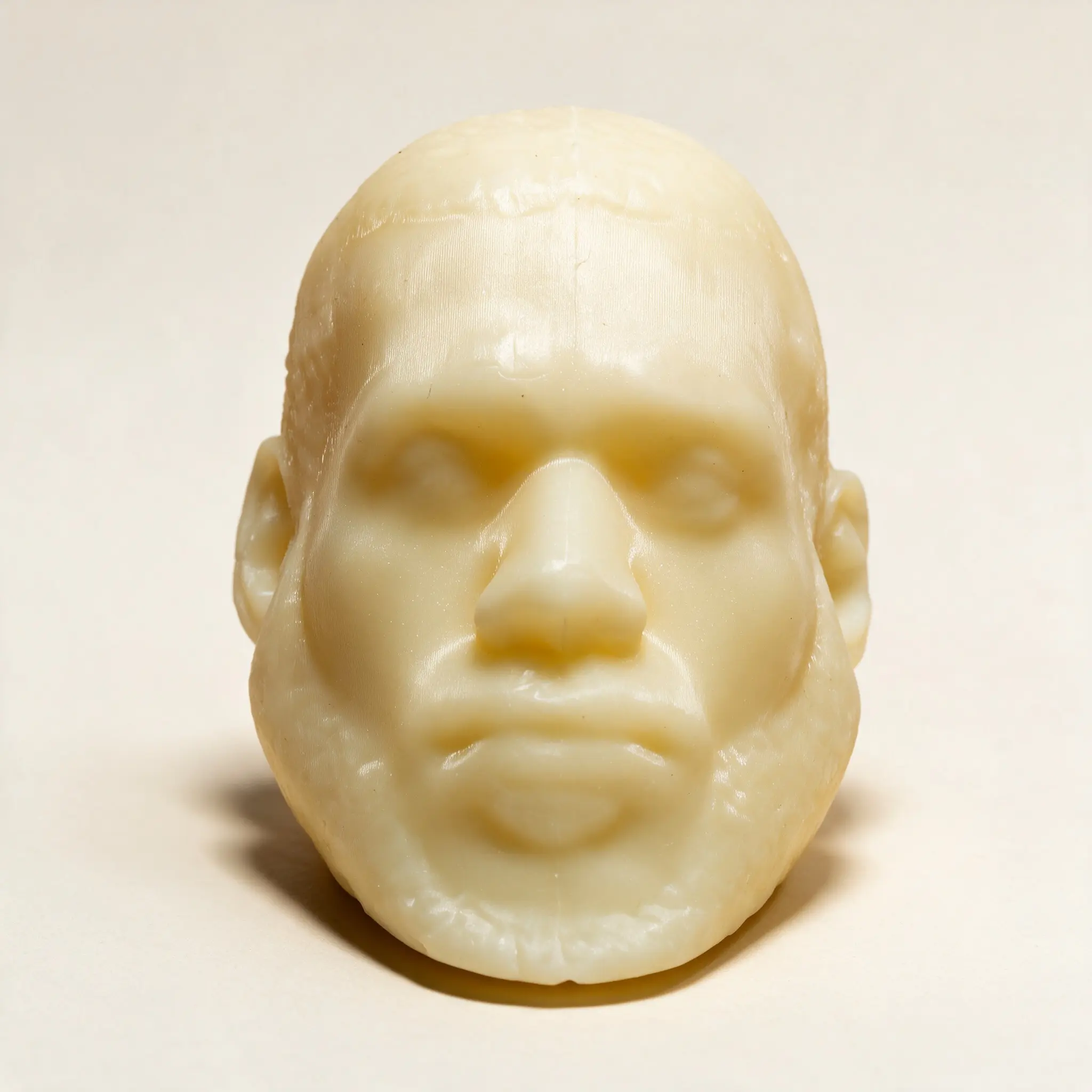 LeSoap Sculpted Head Bar Soap, Goat Milk Soap Bar, Hand Poured Novelty Gag Gift Soap, 4.4 oz, Honey Lavender or Tangerine Lychee