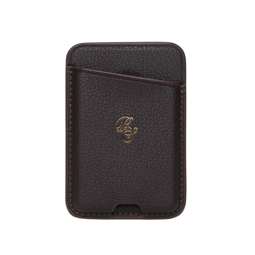 The Performance Leather Magnetic Wallet - Cocoa