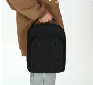 2025 New Men's Outdoor Hat Crossbody  waterproof crush-resistant  sturdy stylish and durable.  With an extra-large capacity, it can hold up to 7 hats—an absolute must-have for hat enthusiasts! Men's Leather Messenger Crossbody  tactical pack