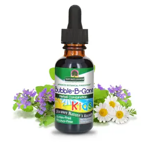 Nature's Answer Alcohol-Free Kids-Bubble-B-Gone 1-Fluid Ounce | Liquid Colic Gas Relief for Infants and Children | Gluten-Free | Single Count