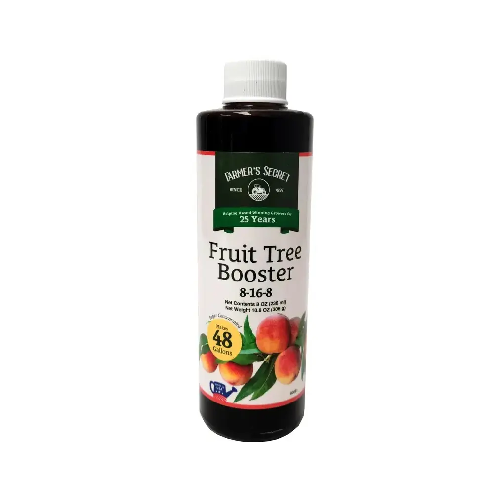 Farmer's Secret Fruit Tree Booster Fertilizer - Super Concentrated and Phosphorus Rich - Formulated for All Fruit Trees Including Peach, Banana, and Apple