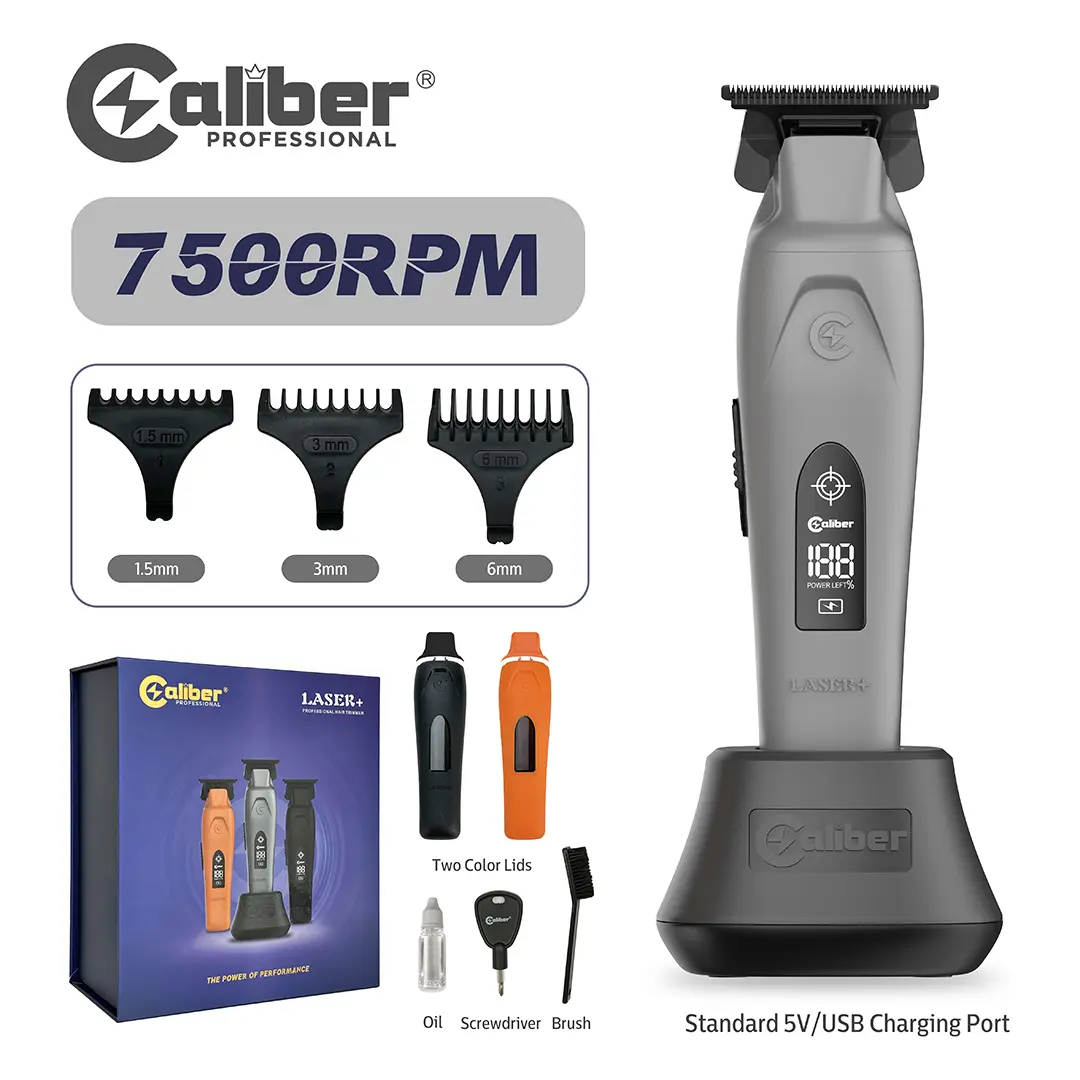 Caliber Laser+ Cordless Professional  with Brushless Motor for Comfortable Hair Removal hair clipper professional hair trimmer Lightweight Durable