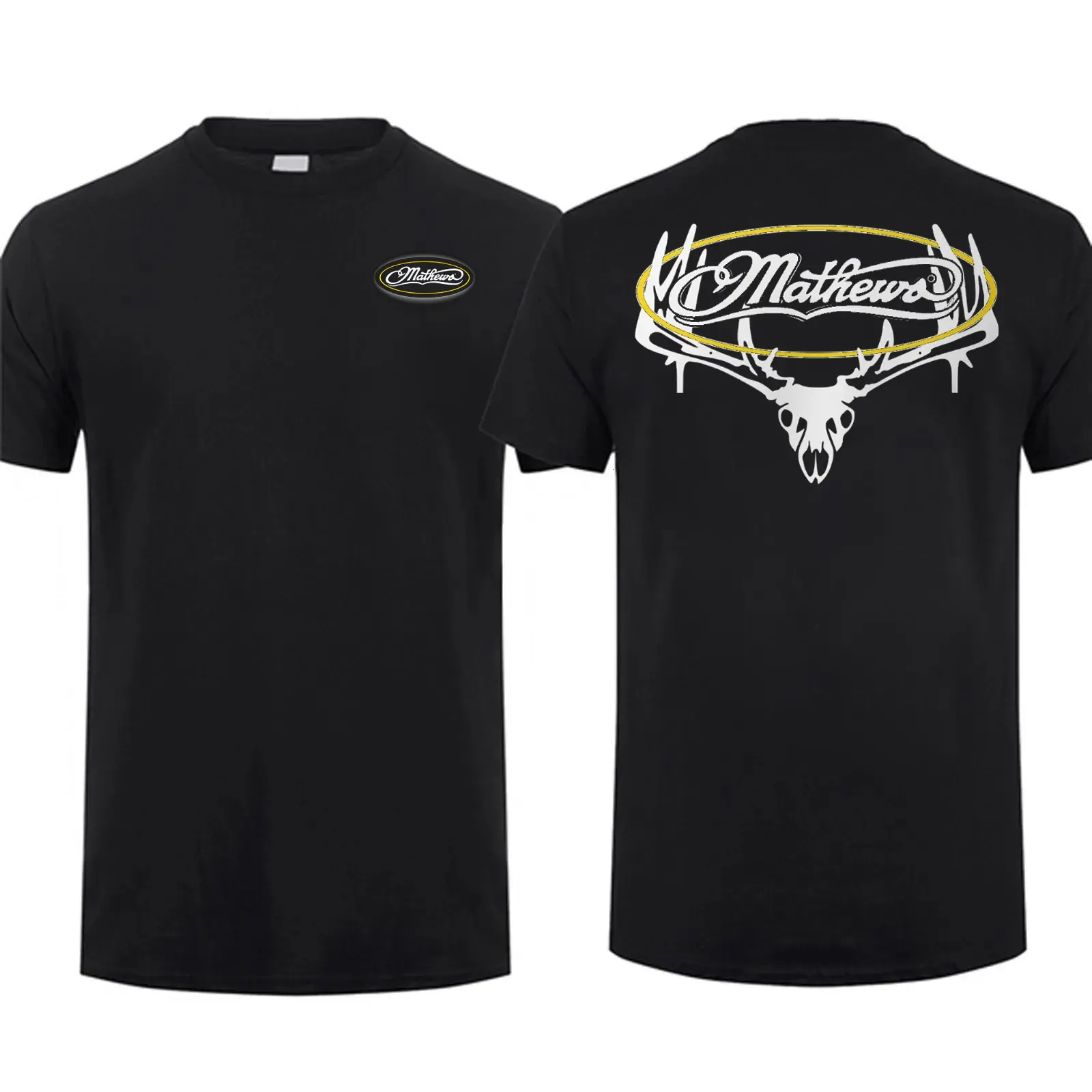 Mathews Archery Logo Hunting Funny T-shirt, Archery Tactical Gear, Unisex Short Sleeve Casual 100% Cotton, Made in USA