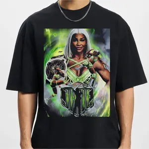 Jade Cargill Black T-Shirt – Powerful Women’s Wrestling Icon Graphic Tee, Unisex Casual Wear