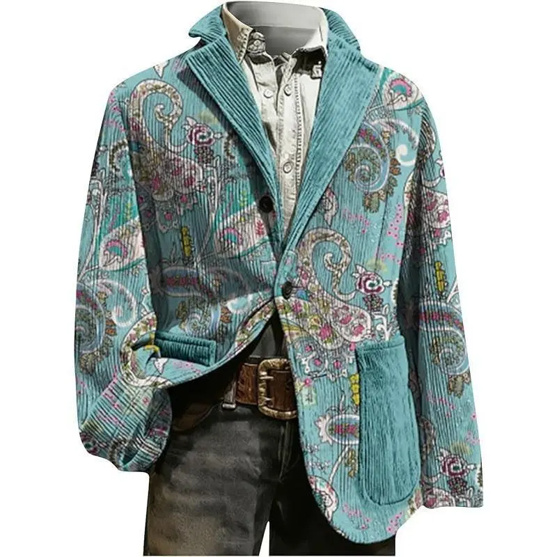 Mens Multi Pocket Suits Men'S Ugly Christmas Blazer Corduroy Xmas Print Holiday Party Jacket One Button Slim Fit Business Office Blazers With Pockets Mens Multi Pocket Suits Men'S Ugly Christmas Blazer Corduroy Xmas Print Holiday Party Jacket One Button Slim Fit Business Office Blazers With Pockets