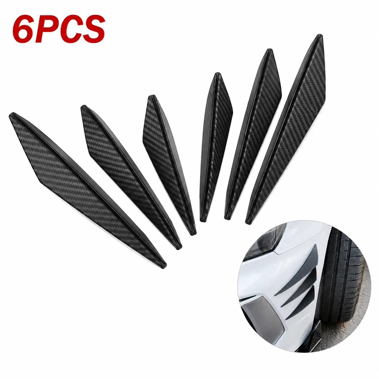 Carbon Fiber Front Bumper Protector Strips – Universal Anti-Scratch Car Bumper Guards, Sport Style Exterior Trim, Easy Stick-On Protection carbon fiber bumper protector, bumper guard strip #CarAccessories #CarMods #CarStyling #CarbonFiber