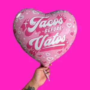 Tacos B4 Vatos 18 inch Mylar Balloon – Ships FLAT