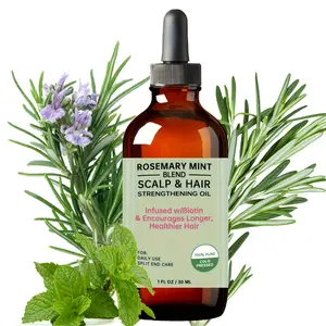 Rosemary Mint Essential Oil 30ml – Intense hair care solution that promotes a healthy scalp, deeply nourishes and strengthens hair for all hair types