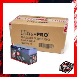 Ultra Pro: Standard 3 x 4-Inch Top Loader & 100CT Soft Sleeves Combo - Case of 10