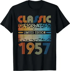 Classic 1957 Limited Edition Music Lover Born In 1957 Bday T-Shirt