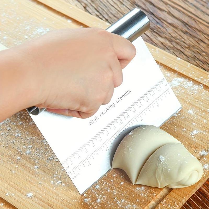Stainless Steel Dough Cutter, 1 Count Handheld Pasta Cutter, Household ...