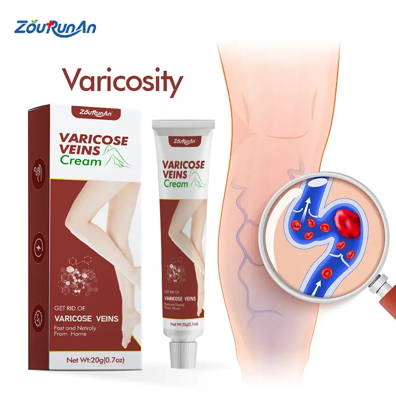 Cream for softening and relieving stagnation in blood vessels.External use to relieve pain, swelling, and repair veins. Soothing massage lotion to care for your skin.