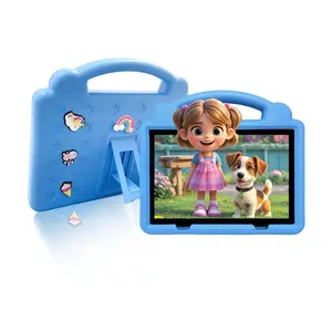 10.1 Inch Android Tablet, Supports SIM cardcalling, Shockproof Protection, Designed for learning and gaming, it features parental controls, dual cameras, and a shock-resistant case