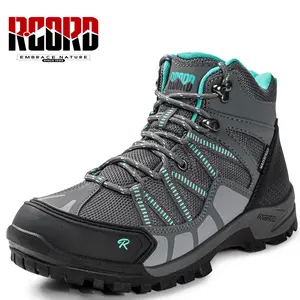 R CORD Womens Hiking Boots Waterproof Shoes for Women Non-Slip Outdoor Hiking Shoes Womens Shoes for Trekking Camping Trail Matching Women's Sneakers Comfort for Sports