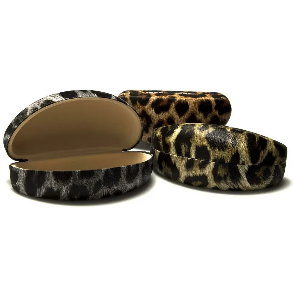 Leopard Print Sunglass Case