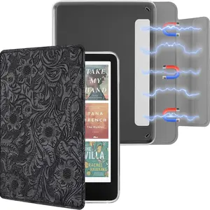 6" / 6.8" / 7" Kindle Detachable Magnetic Case – Slim PU Leather Cover with Auto Wake/Sleep Protection
