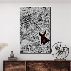 Naruto Shippuden Poster - Pain Poster Printable Anime Poster Printable Wall Art Decor Room