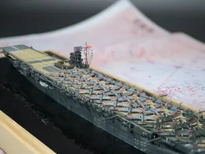 IJN Aircraft Carrier Zuikaku; Full Deck Strike Satus; Battle of Santa Cruz (October 1942); Ultra-High Precision; 1/700