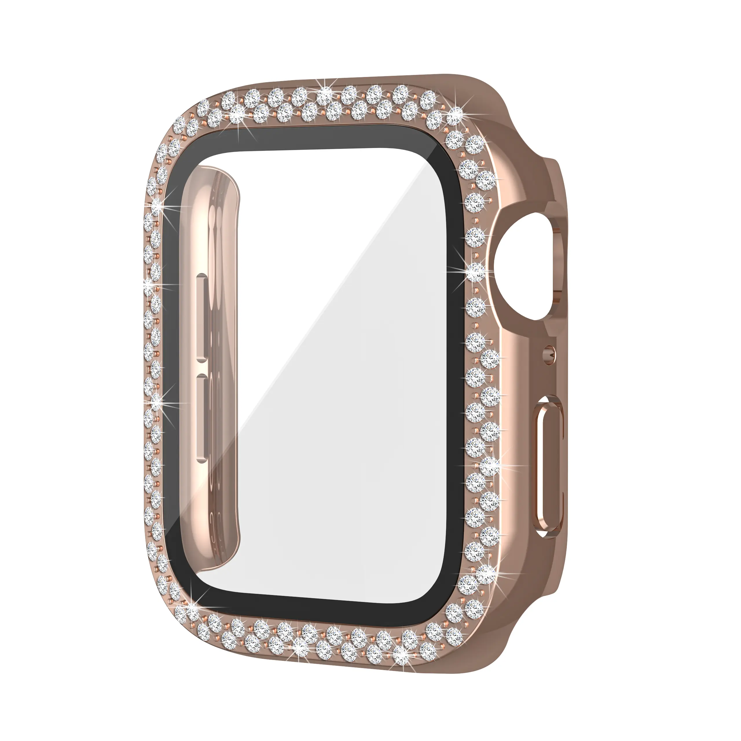 Wearable Bling Bumper Case with Screen Protector for Apple Watch 44mm-Assorted Colors