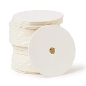 Cake Pop Boards in White, Firm and Sturdy, 2" Diameter with Center Hole for Stick (50 pcs)