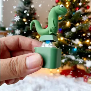 Interactive Sound-Making Lizard Button Keychain, Green Stress-Relief Toy, Valentine's Day Fun Gift Accessory