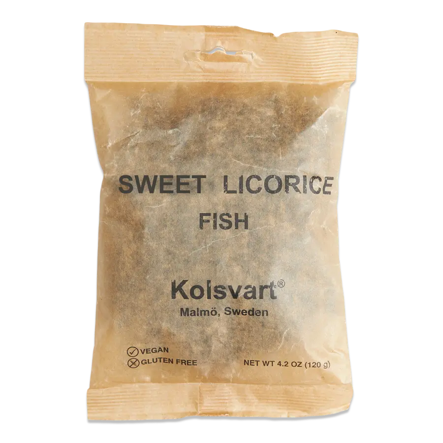 Kolsvart Sweet Licorice Fish 4.2oz