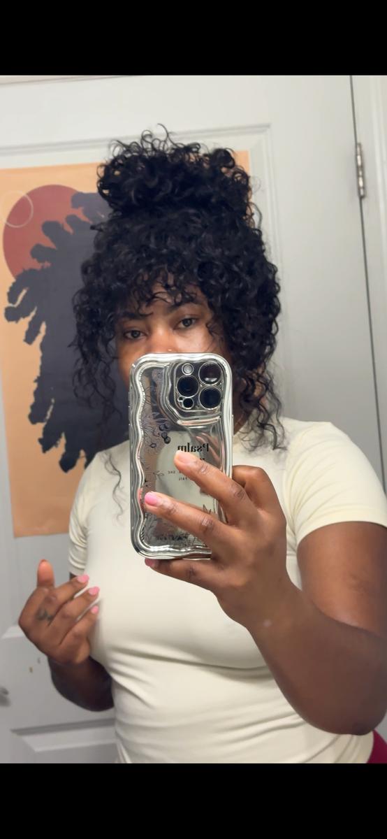 Item: Natural Black, 20, Human hair mixed with premium synthetic fibers